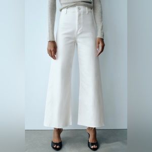 Zara Marine Straight Jean White